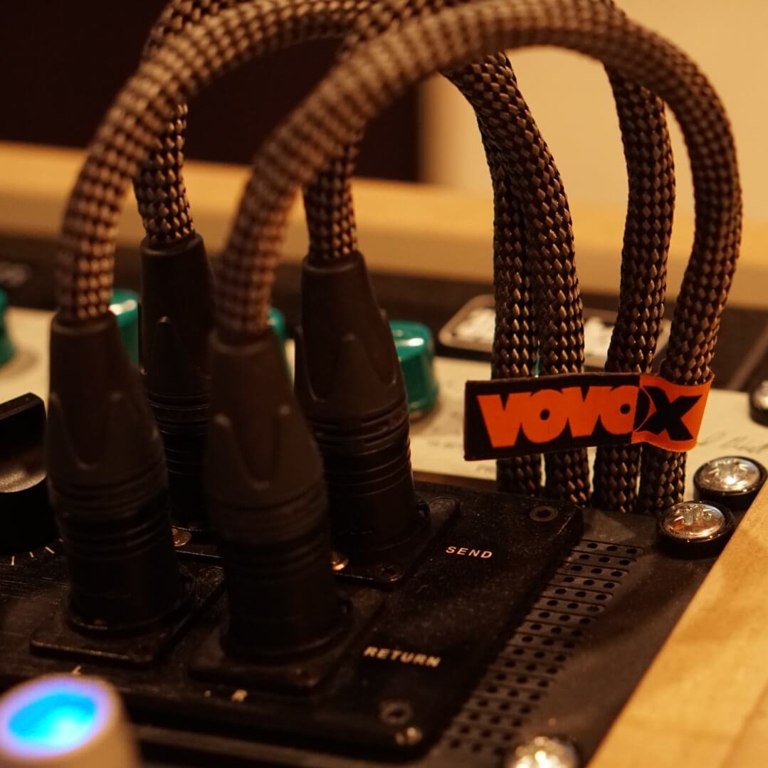 Vovox cable for a clear sound image in the Mastering Studio