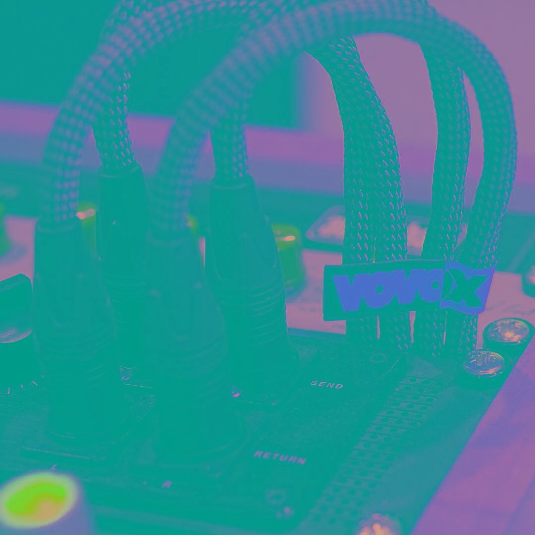 High-quality Vovox cables provide a clear sound image Vovox cable for a clear sound image in the Mastering Studio
